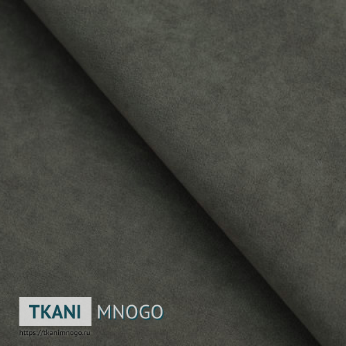 Фото ткани велюра “88” (однотонный серый)