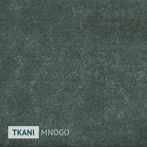 Фото ткани велюра “13” (узор зеленый)