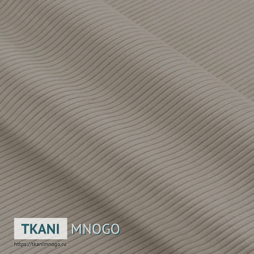 Фото ткани велюра “8” (полоса бежевый)